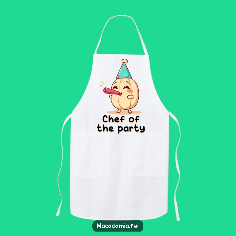Funny Party Nut Apron - Host with Joyful Flair!