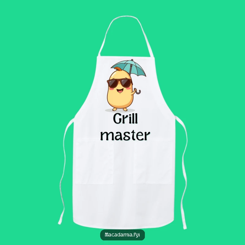 Funny Giggling Nut Apron – Tropical Chef Humor Gift