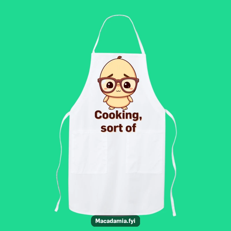 Funny Nut Apron: Hilarious Kitchen Wear for a Bewildered Chef