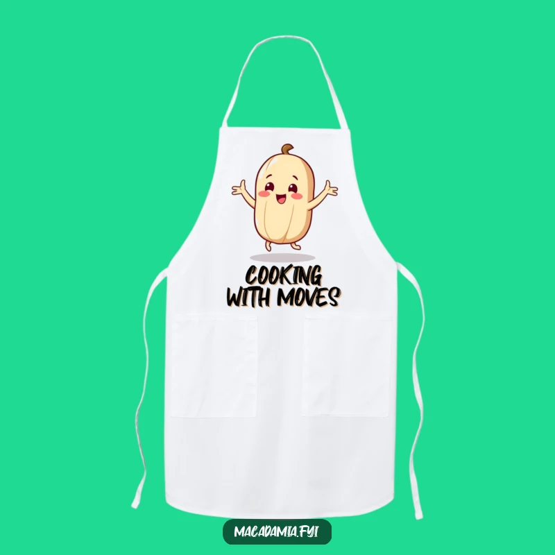 Funny Nut Apron: Hilarious Kitchen Wear for a Dancing Chef