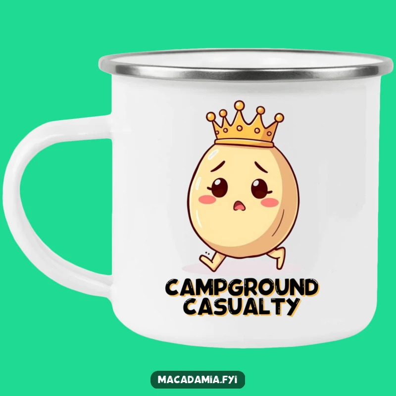 Funny Royal Nut Trip Camping Mug - Surprise Crown Nut Adventure Gift