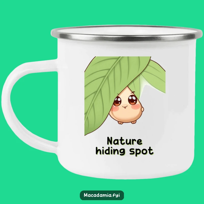Funny Nutty Campfire Hideout Mug: Sip and Secrecy on Adventures