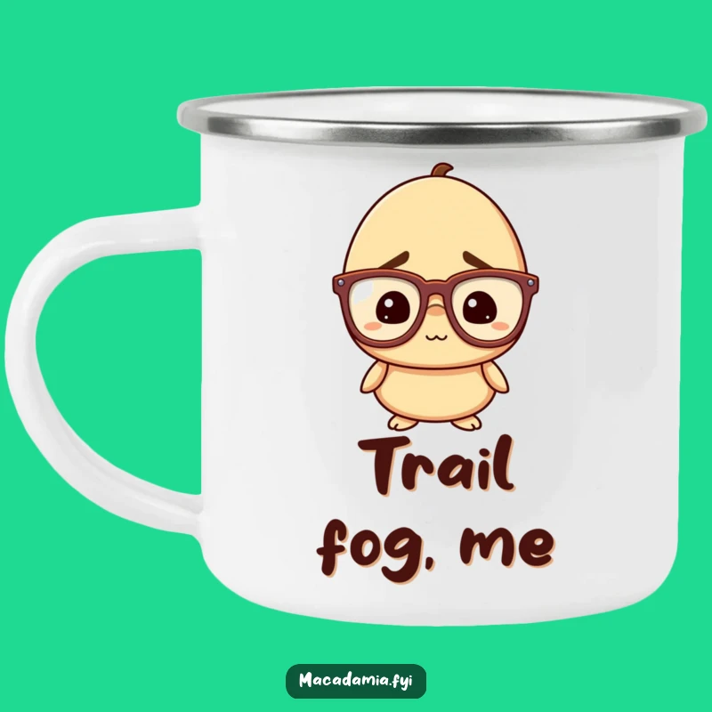 Funny Nut Camping Mug: Durable & Hilarious Companion for Puzzled Campers