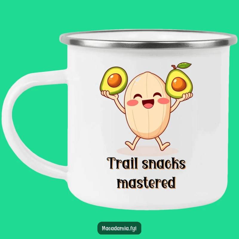 Funny Nutty Avocado Campfire Mug: Sip and Smile on Adventures