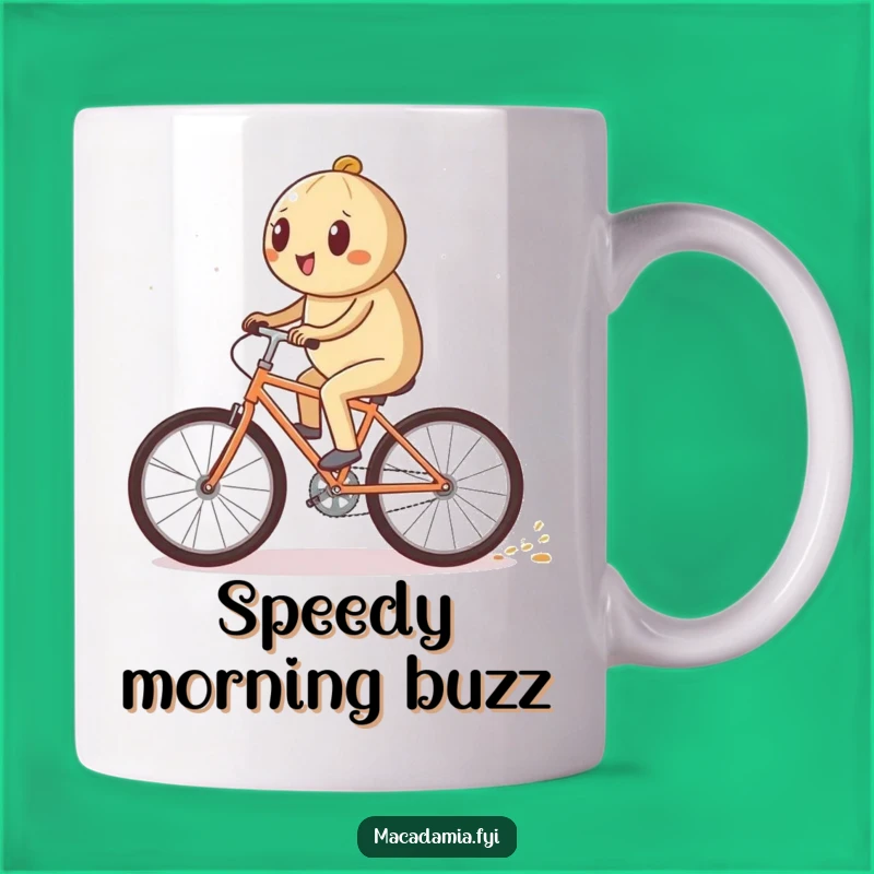 Funny Sparkle Bike Mug: Ride with Joy on This Hilarious Funny Gift
