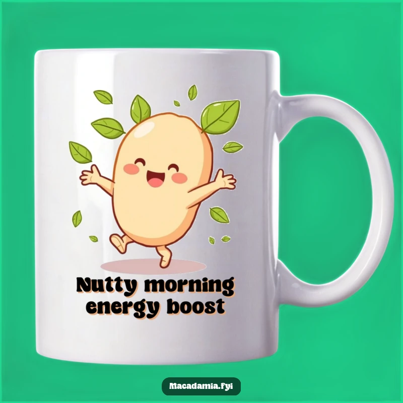 Funny Macadamia Nut Nutty Cartwheel Mug: The Perfect Hilarious Gift for Nut Lovers