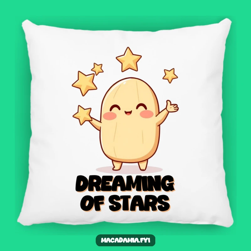 Funny Juggling Star Nut Pillow - Rosy Cheeked Celestial Comfort Gift
