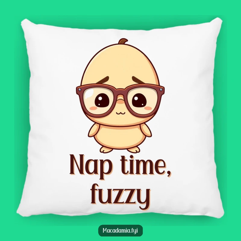Funny Nut Pillow: Soft & Hilarious Cushion with Bewildered Charm