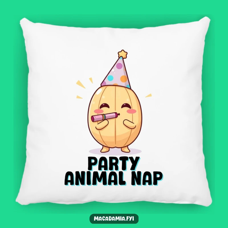 Funny Nutty Party Pillow - Cozy Comfort with Festive Charm Gift