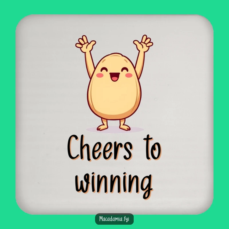 Funny Dancing Nut Coaster: Celebrate Every Sip, Cool Funny Gift