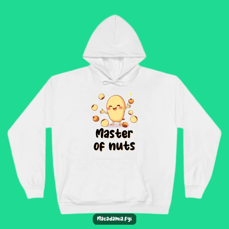 Funny Macadamia Nut Juggler Hoodie: Cozy Skill Master Funny Gift