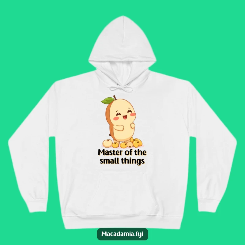 Funny Macadamia Nut Fruit Balance Hoodie: Cozy Giggles with this Hilarious Nutty Fruit Sweatshirt