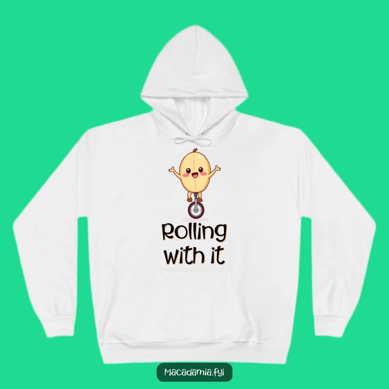 Funny Unicycling Nut Hoodie: Cozy Warmth for Thrill-Seekers, Perfect Adventurous Gift