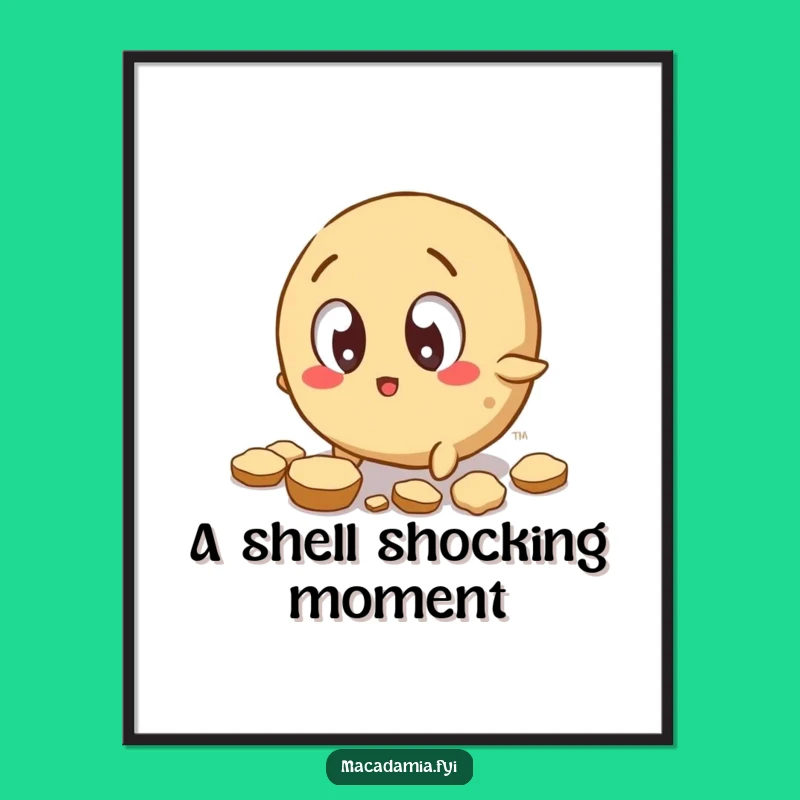 Free Printable Wall Art: Clumsy Nut - Whimsical Downloadable Decor