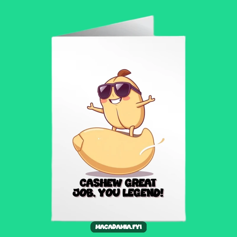 Free Printable Congrats Card: Nutty Surfer - Epic Downloadable Gift