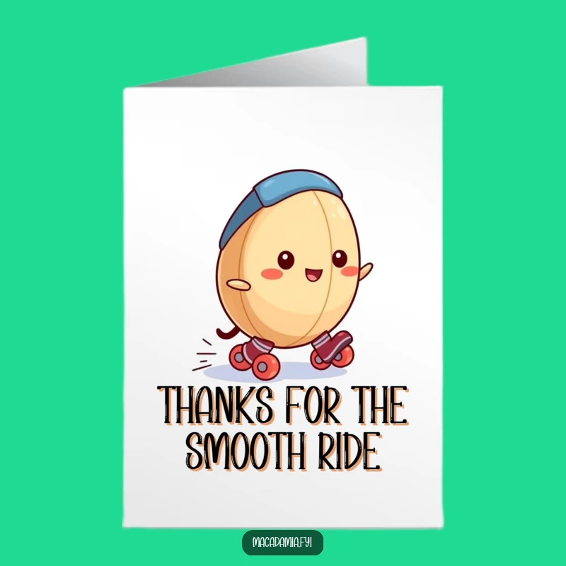 Free Printable Thank You Card - Skater Nut, Speedy DIY Gift!
