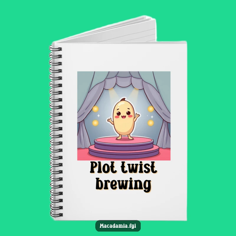 Funny Macadamia Nut Stage Notebook - Write Your Own Hilarious Play!