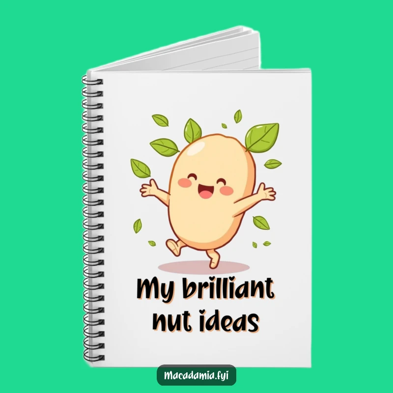 Funny Macadamia Nut Cartwheel Notebook: Jot Down Ideas with This Hilarious Journal