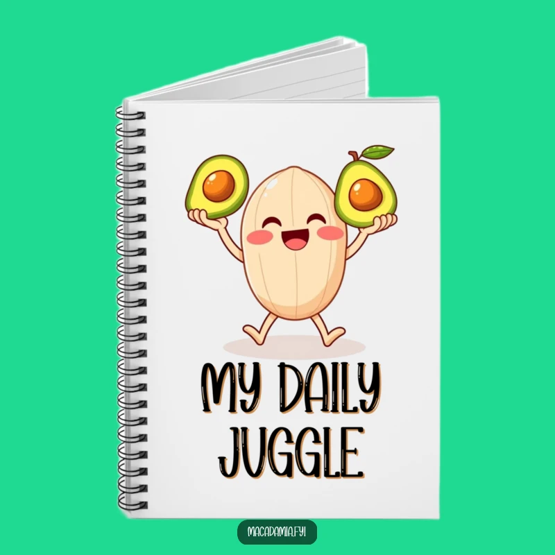Funny Nutty Avocado Planner: Jot Down Hilarious Recipes and Ideas