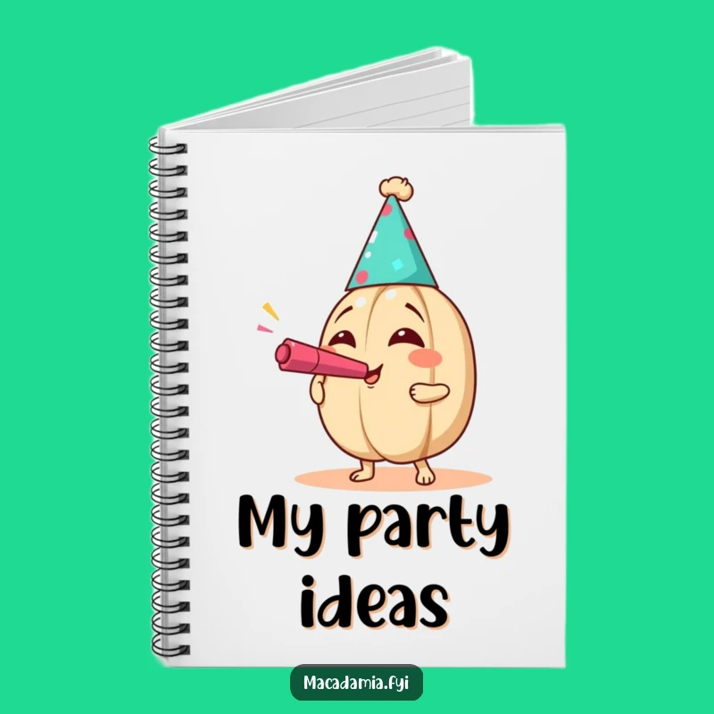 Funny Party Nut Notebook - Jot Down Party Plans with Joy!