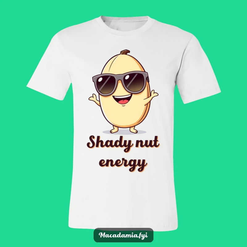 Funny Macadamia Nut Sunglasses T-Shirt: Playful and Cool Style